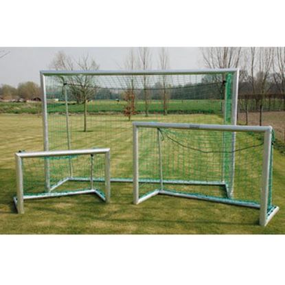 Afbeelding van doelnetten 1,8x1,2x0,7x0,7m - 3mm - groen