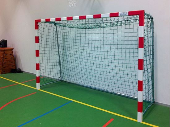Afbeelding van Handbaldoel, vaste insteek met vaste netbeugels, diepte 1m