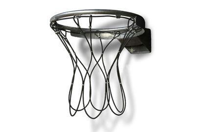 Afbeelding van Basketbalnet geplast. staalkabel