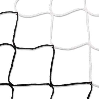 Afbeelding van Doelnetten 7,5x2,5x0,8x2m - 4mm - zwart/wit