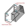 Afbeelding van Doelnetten 7,5x2,5x0,8x2m - 4mm - zwart/wit