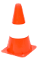 Afbeelding van kegel - 24cm - veiligheidskleuren