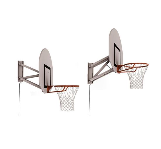Afbeelding van Urban Basketbaltoren Muurinstallatie - In hoogte verstelbaar