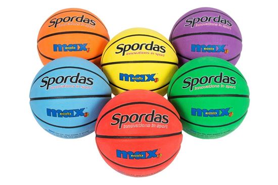 Afbeelding van Spordas Max Basketbal, set van 6 stuks