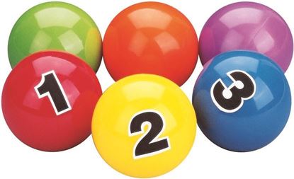Afbeelding van Jongleerballen, set van 6 ballen