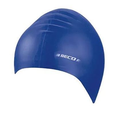 Afbeelding van Badmuts Latex blauw