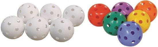 Afbeelding van Set van 6 unihockey ballen