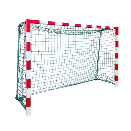 Afbeelding van Handbaldoel, vrijstaand met vaste netbeugels, diepte 1m