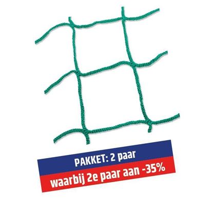 Afbeelding van Doelnetten 120x80x0,7x0,7m - 3mm - Pakket - PROMO