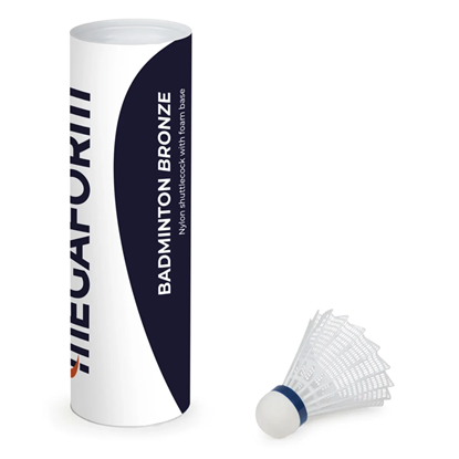 Afbeelding van Badmintonshuttle Megaform Bronze, tube van 6